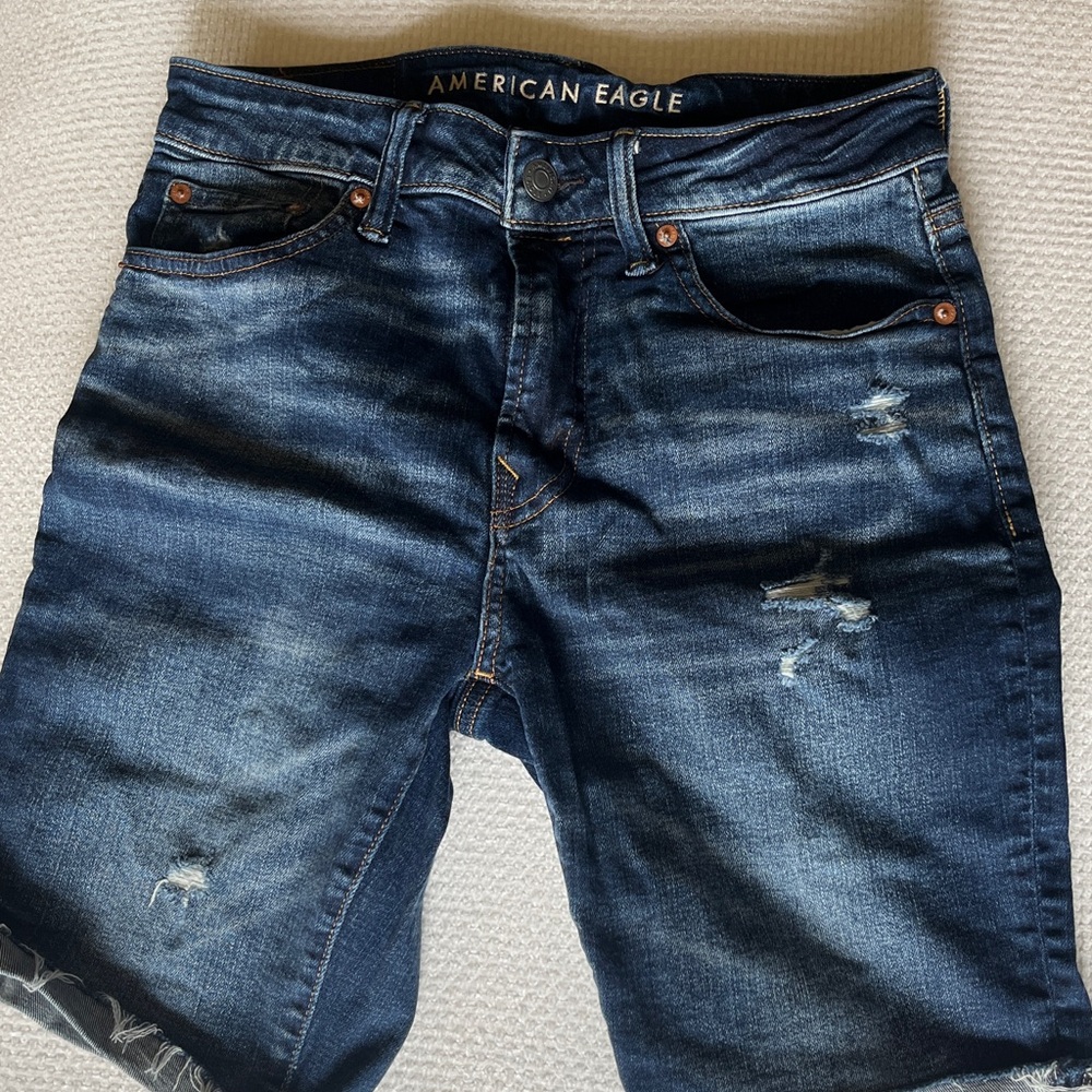 american eagle men’s denim shorts, not being sold online anymore.